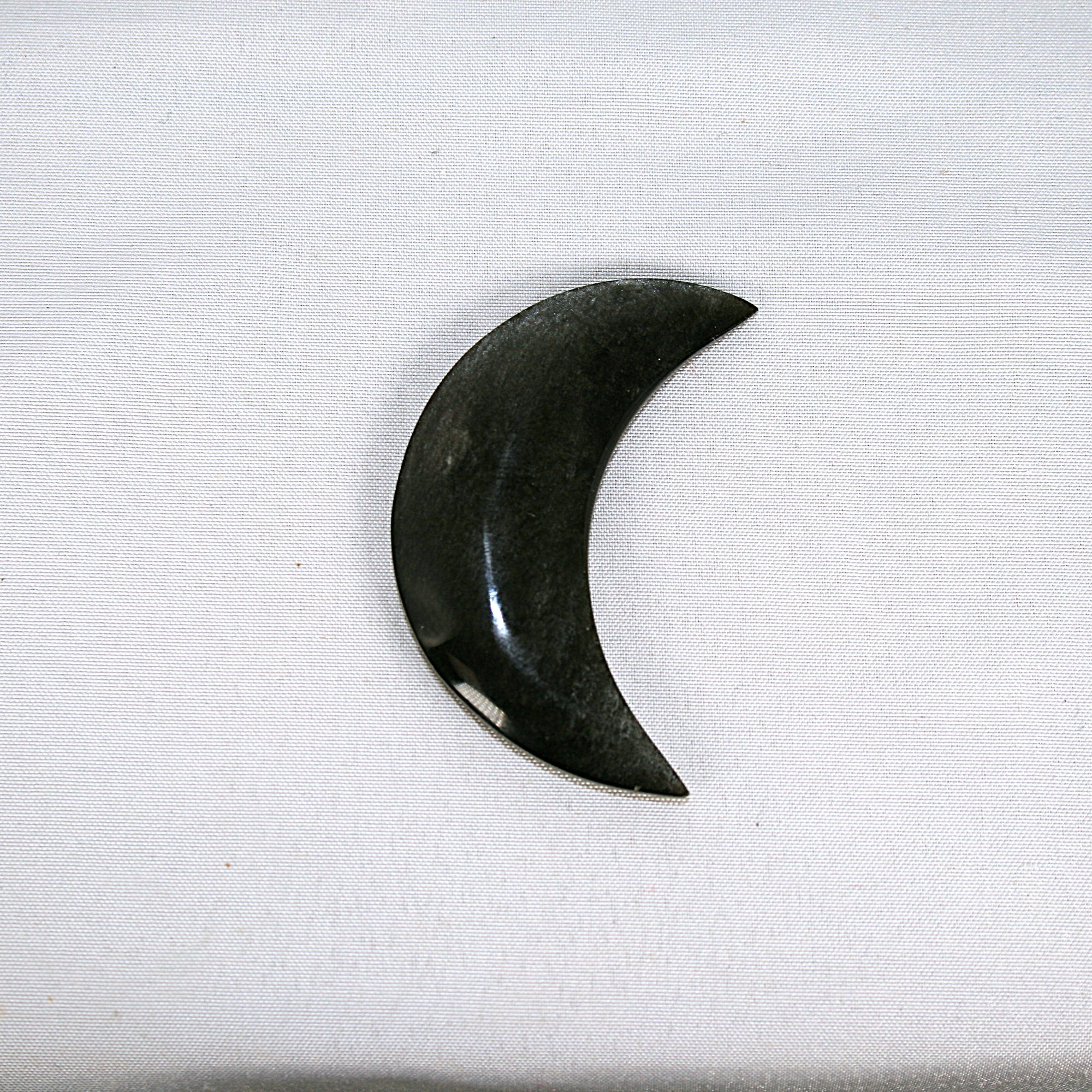 Silver Sheen Obsidian Moon (Multiple Available)