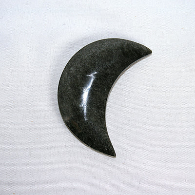Silver Sheen Obsidian Moon (Multiple Available)