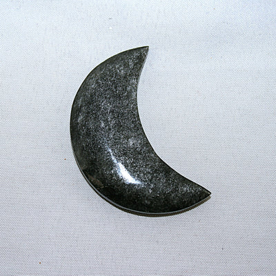 Silver Sheen Obsidian Moon (Multiple Available)