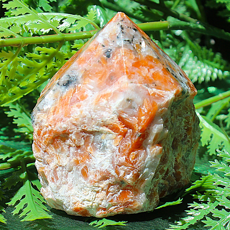 Orange Calcite Point