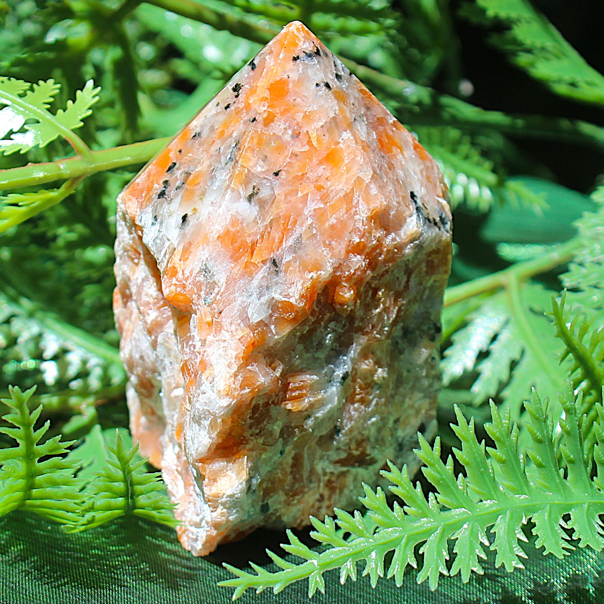 Orange Calcite Point