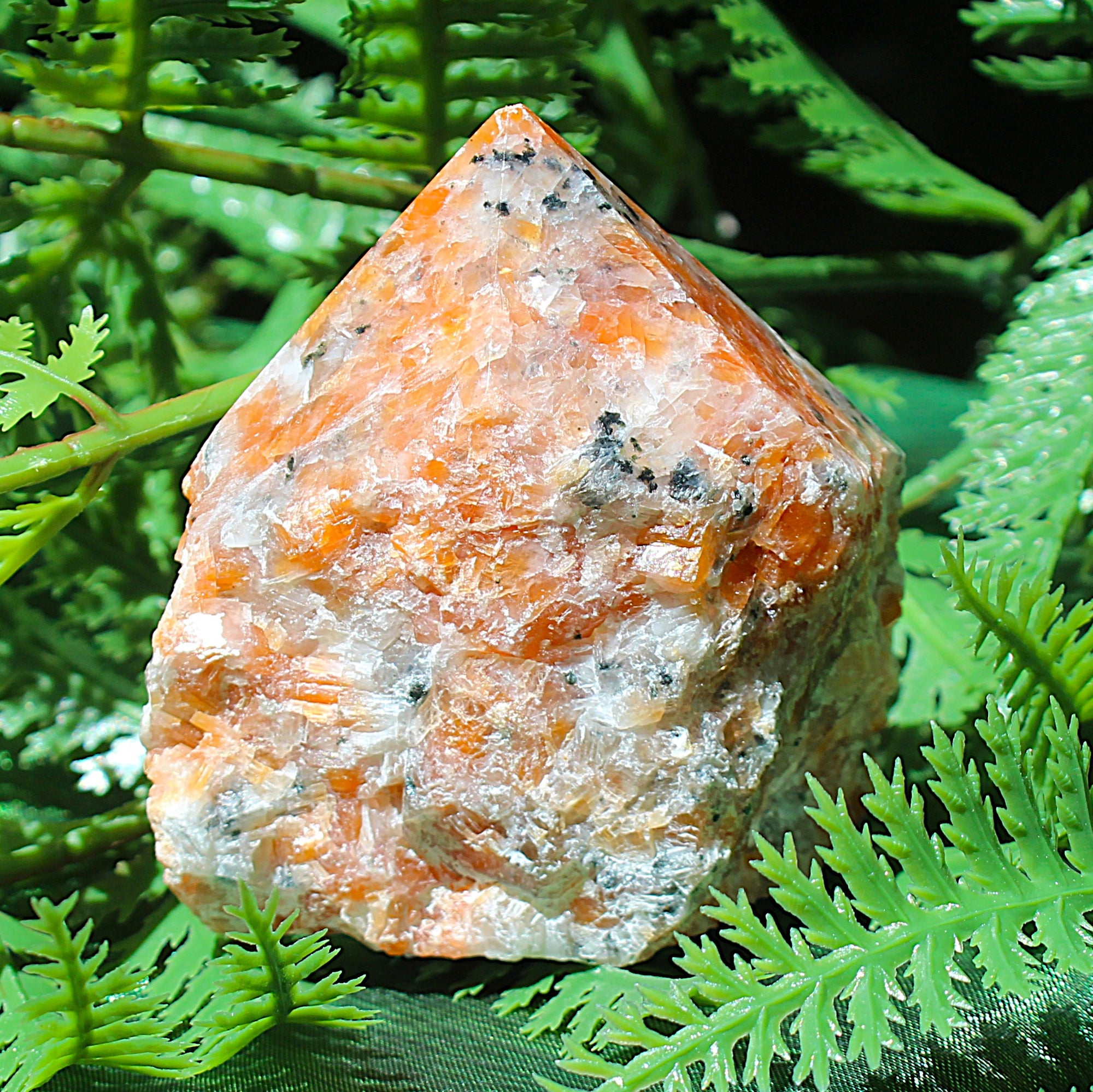 Orange Calcite Point