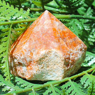 Orange Calcite Point