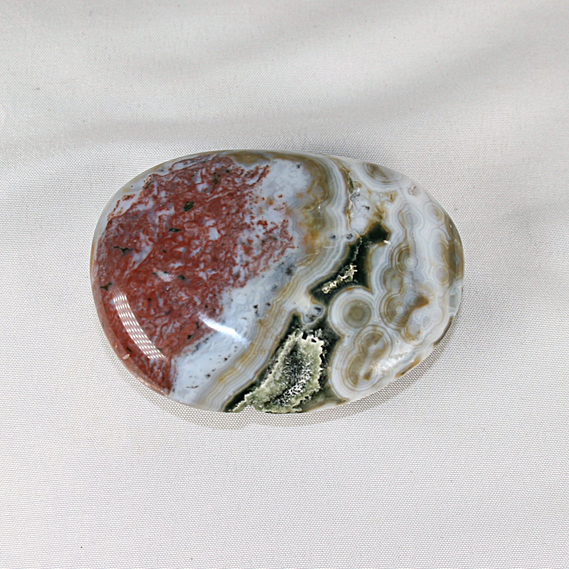 AAA Ocean Jasper Palm Stones (Multiple Available)