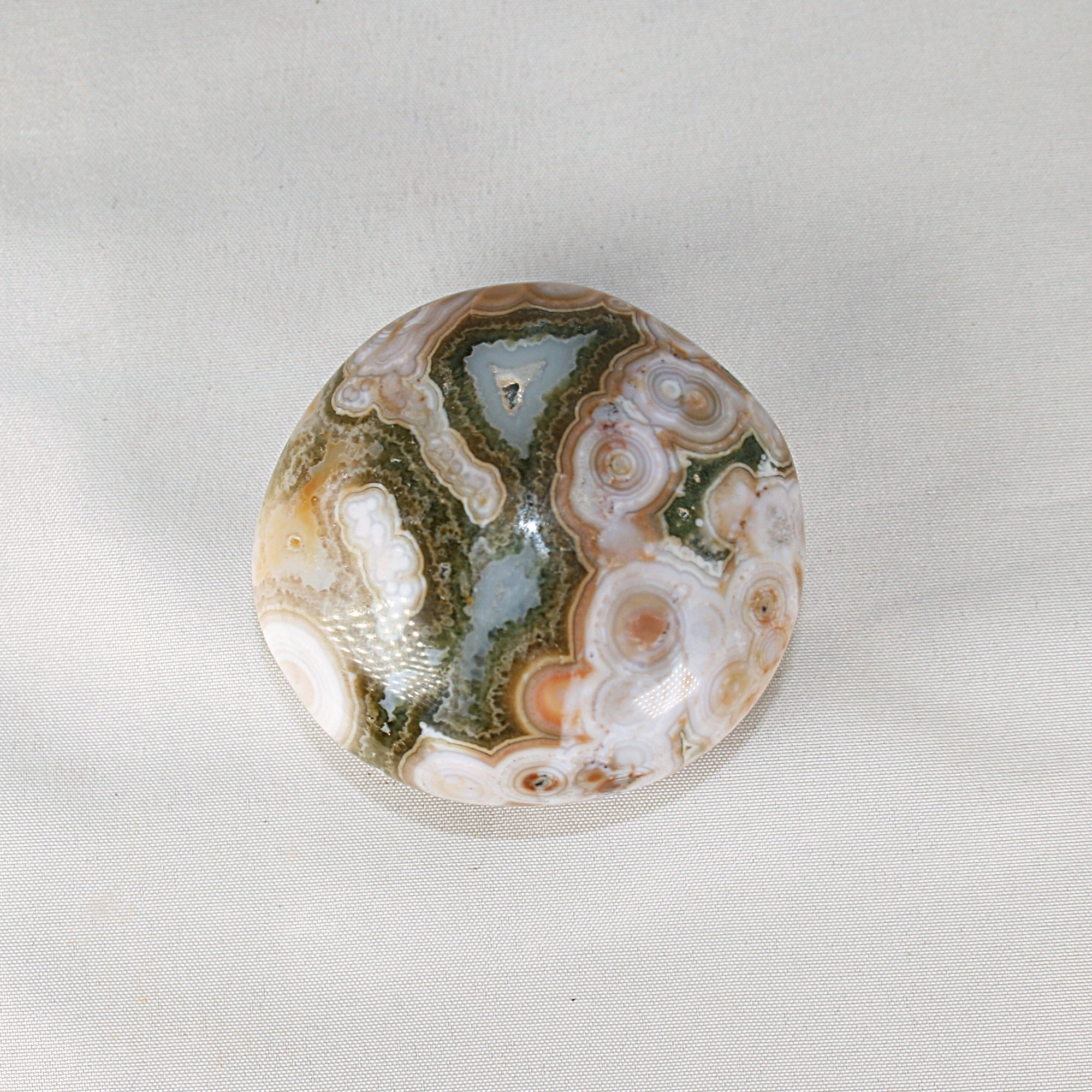 AAA Ocean Jasper Palm Stones (Multiple Available)