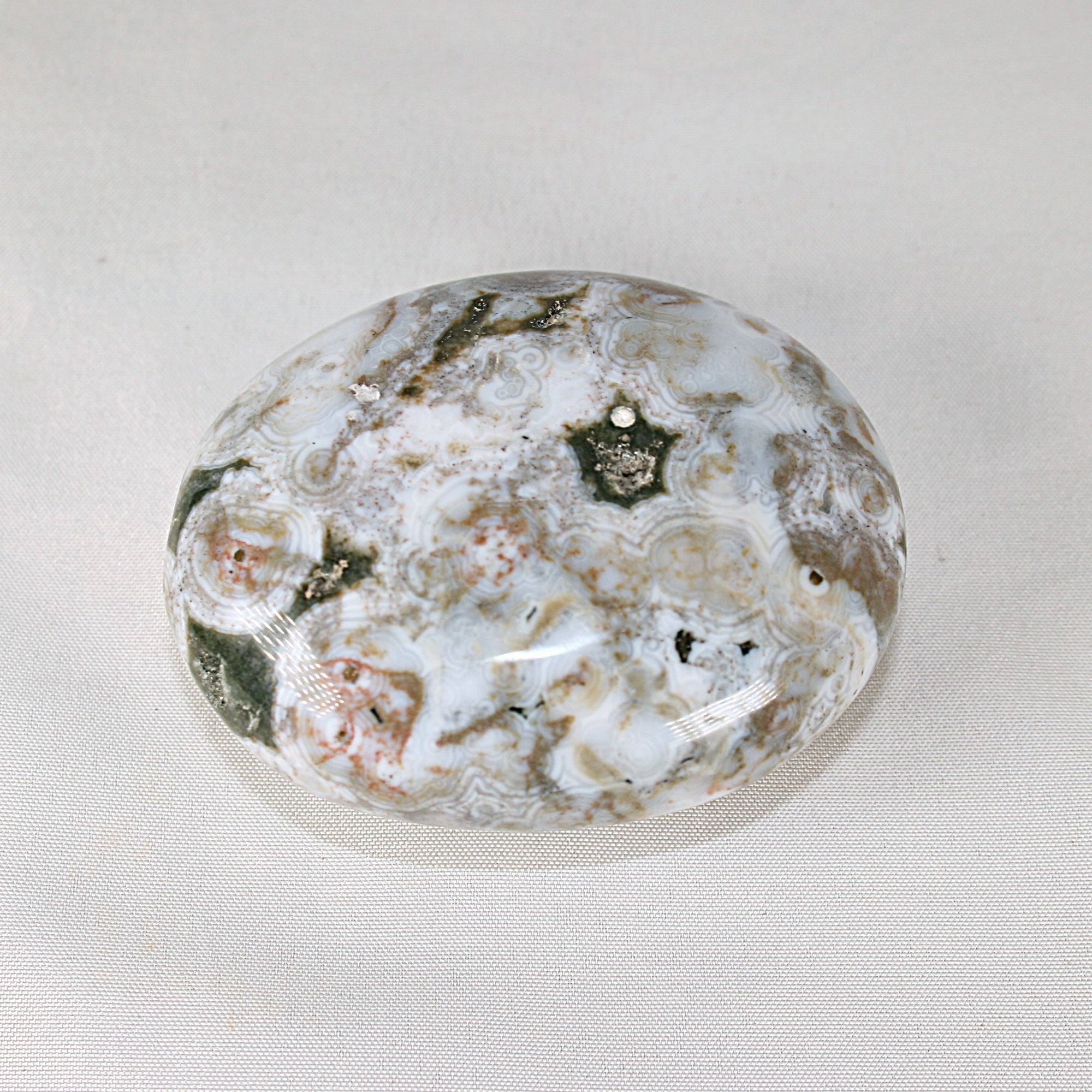 AAA Ocean Jasper Palm Stones (Multiple Available)