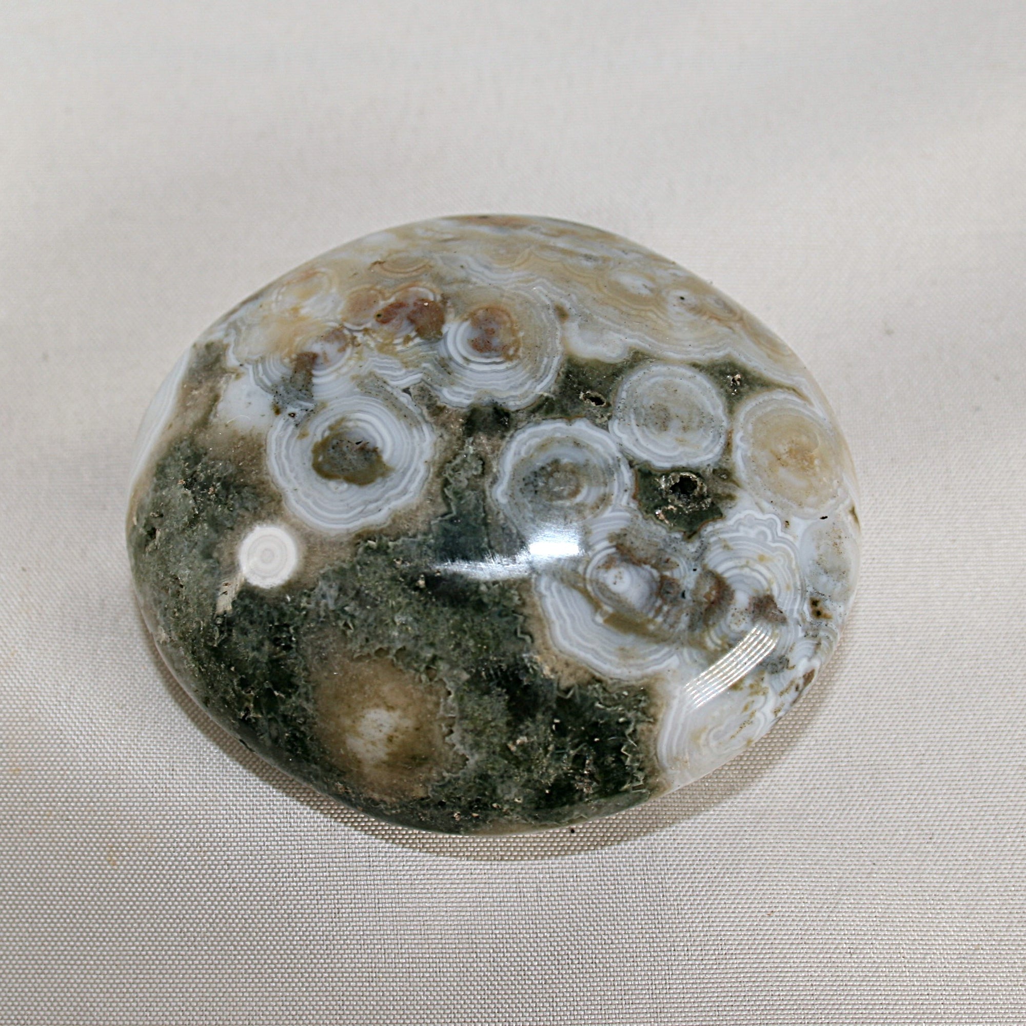 AAA Ocean Jasper Palm Stones (Multiple Available)