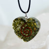 Orgonite Heart Necklace