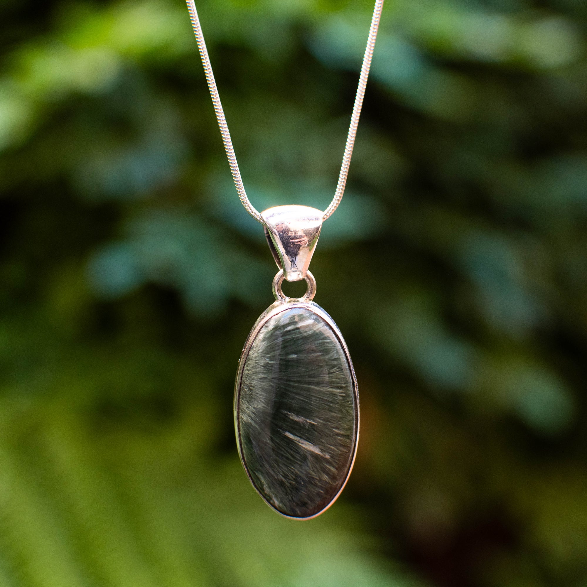 Sunburst Seraphinite Pendant