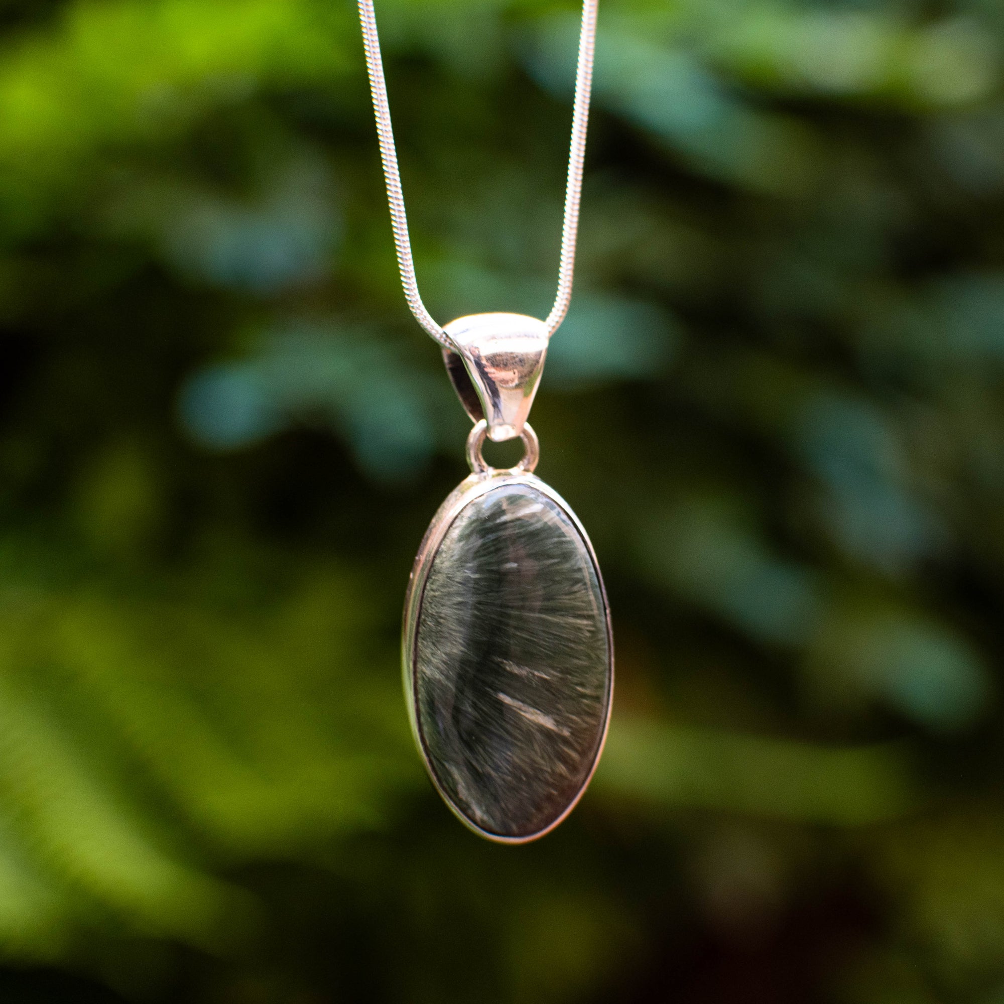 Sunburst Seraphinite Pendant