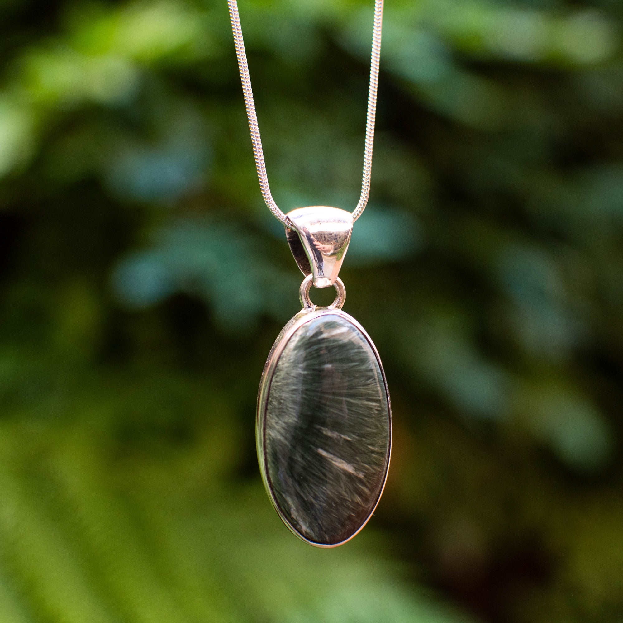 Sunburst Seraphinite Pendant