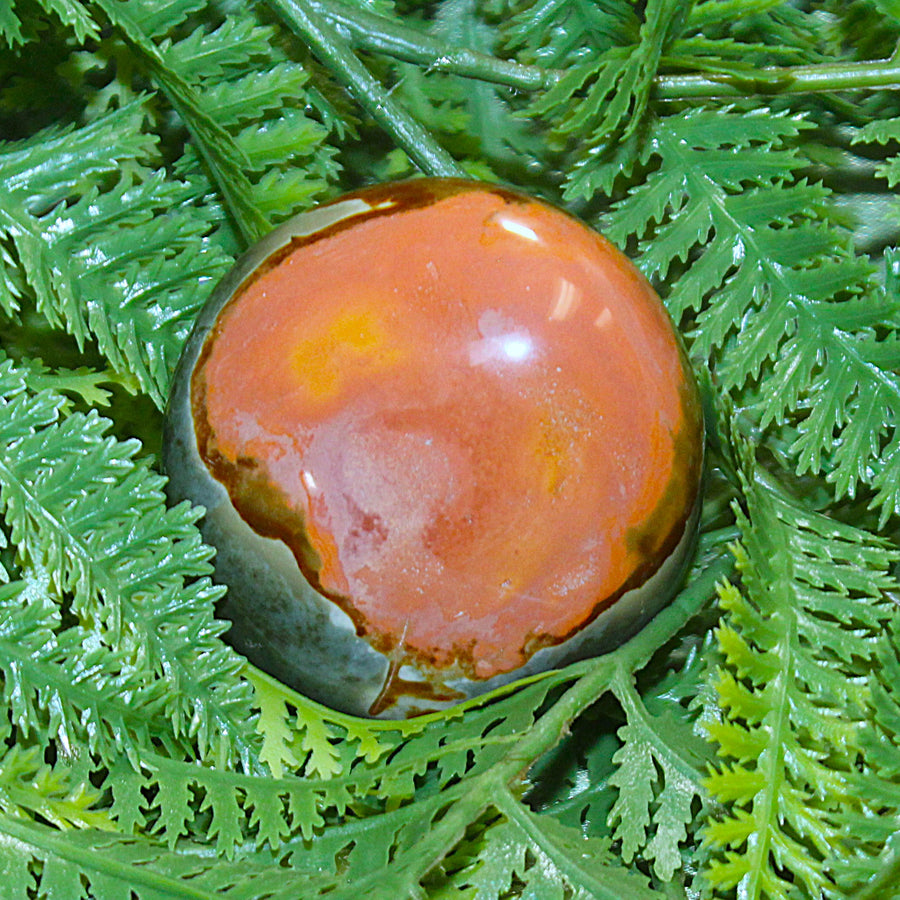 Polychrome Jasper Palm Stone