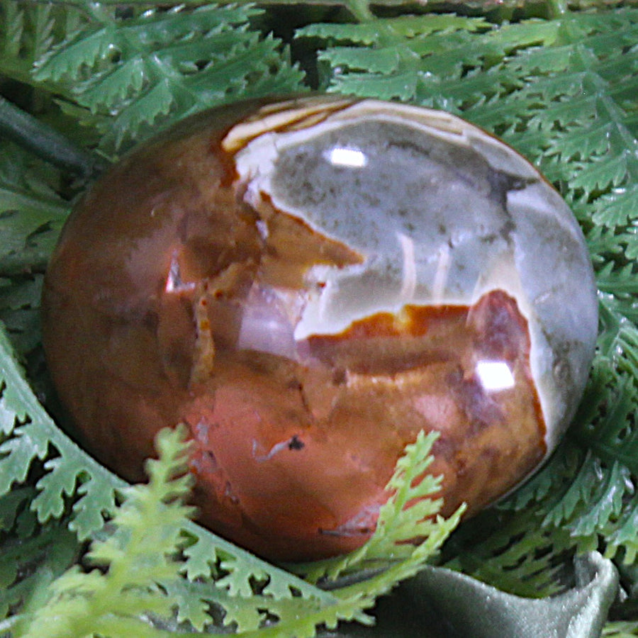 Polychrome Jasper Palm Stone