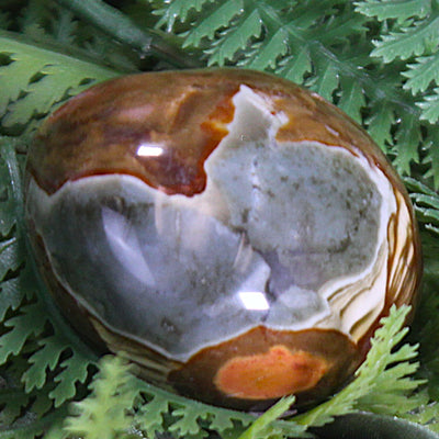 Polychrome Jasper Palm Stone