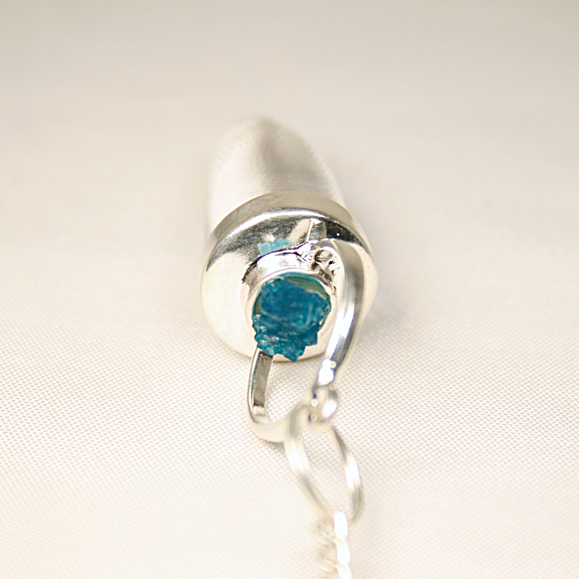 Clear Quartz Pendulum with Cavansite