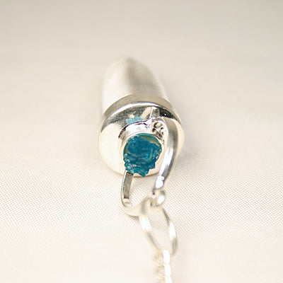 Clear Quartz Pendulum with Cavansite