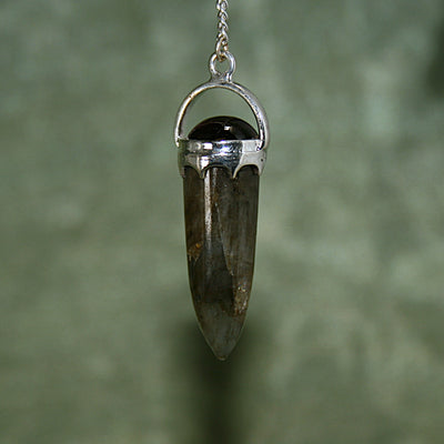 Labradorite Pendulum and Garnet