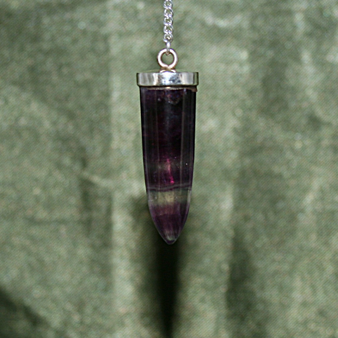 Rainbow Fluorite Pendulum
