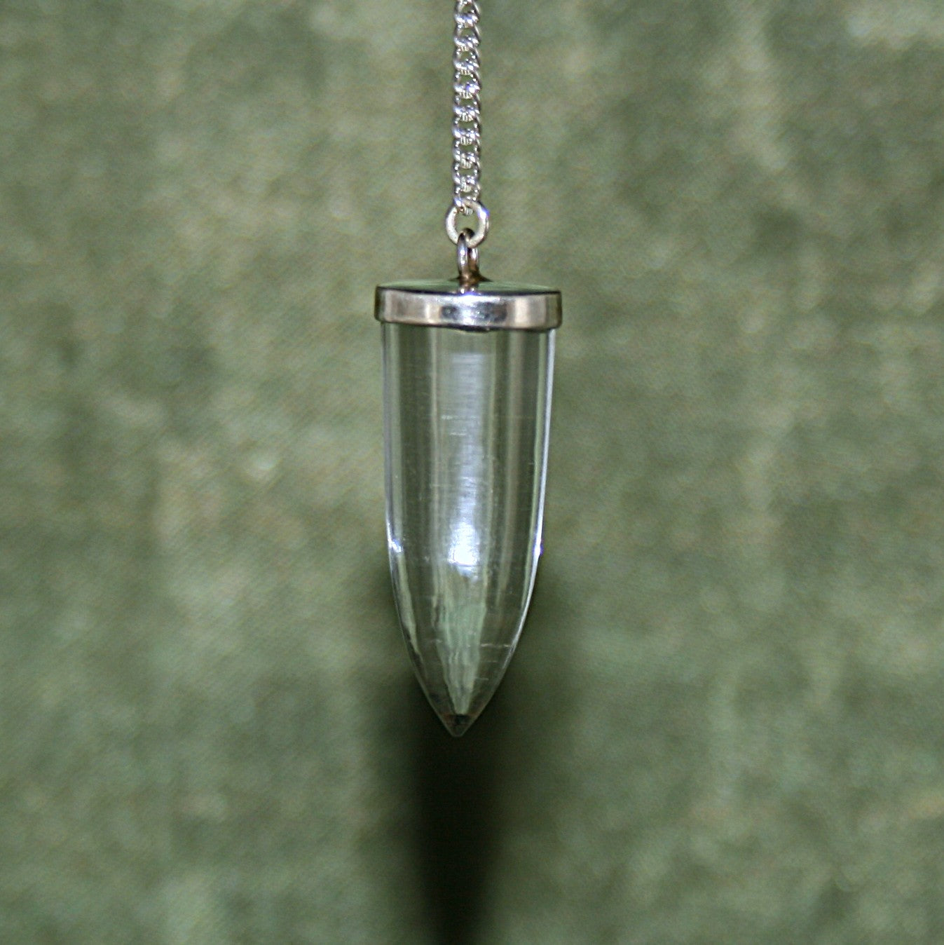 Clear Quartz Pendulum