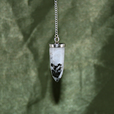 Rainbow Moonstone Pendulum
