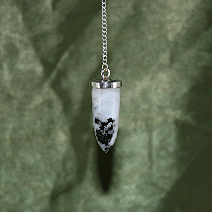Rainbow Moonstone Pendulum