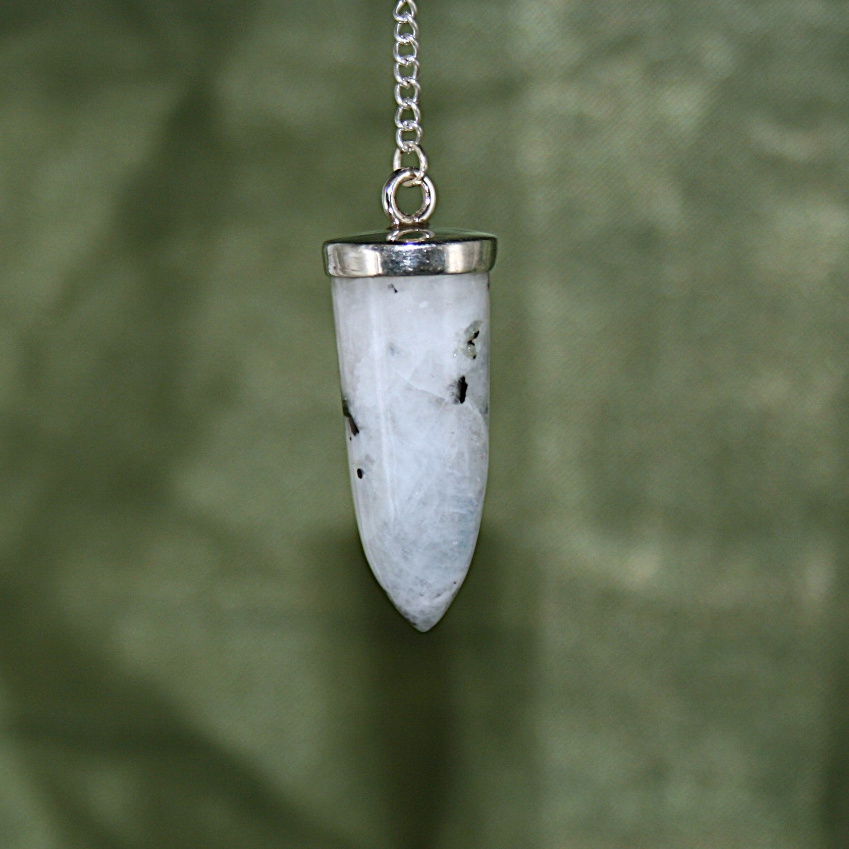 Rainbow Moonstone Pendulum