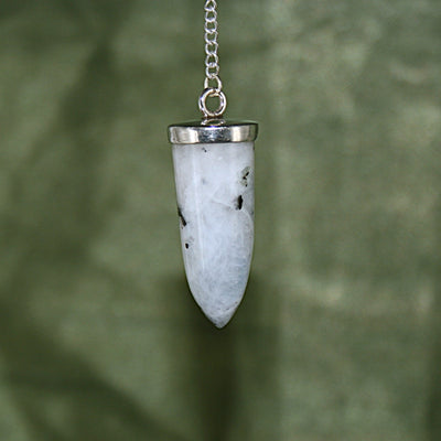 Rainbow Moonstone Pendulum