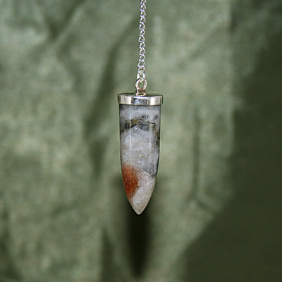 Iolite and Sunstone Pendulum