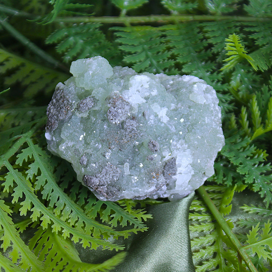 Raw Prehnite with Epidote