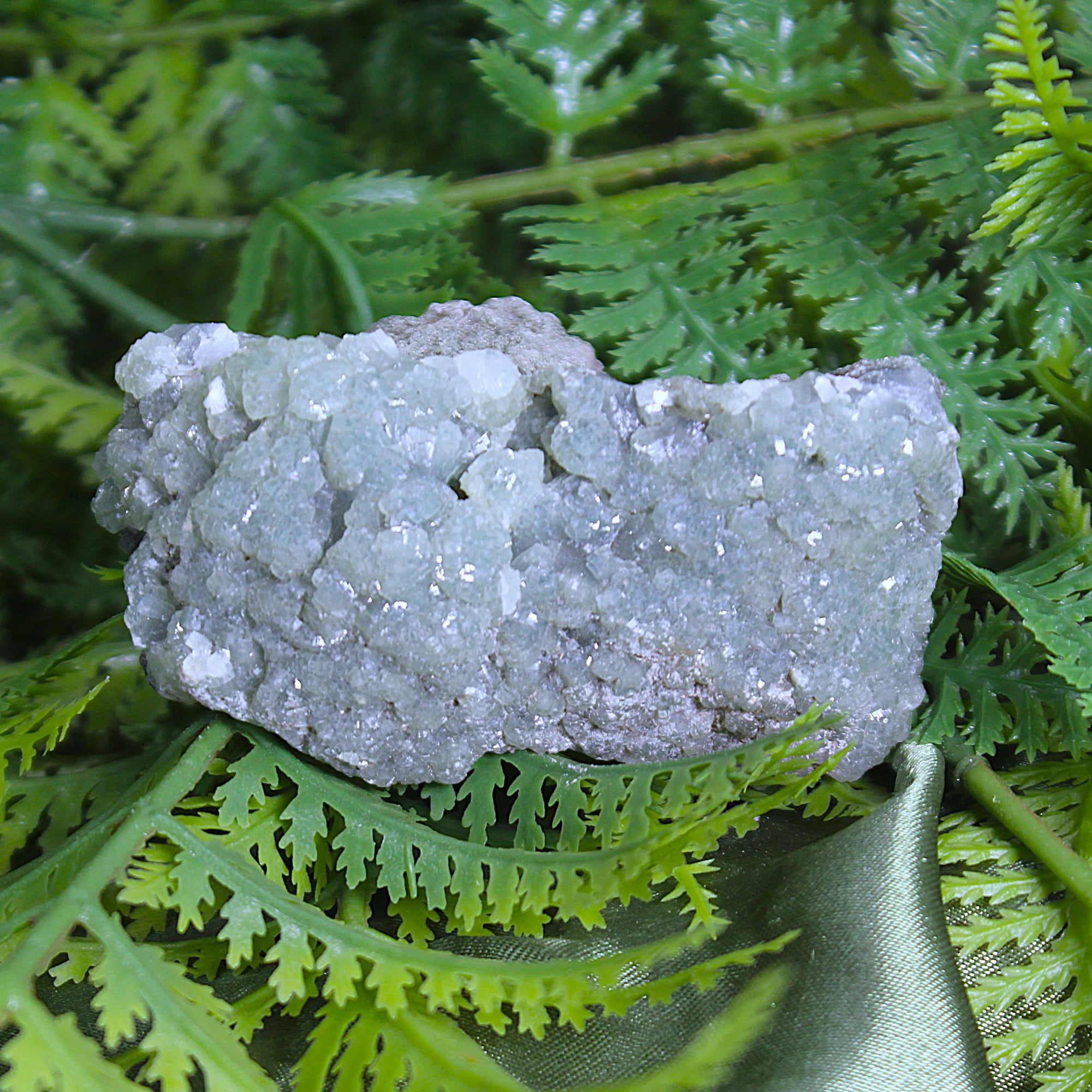 Raw Prehnite with Epidote