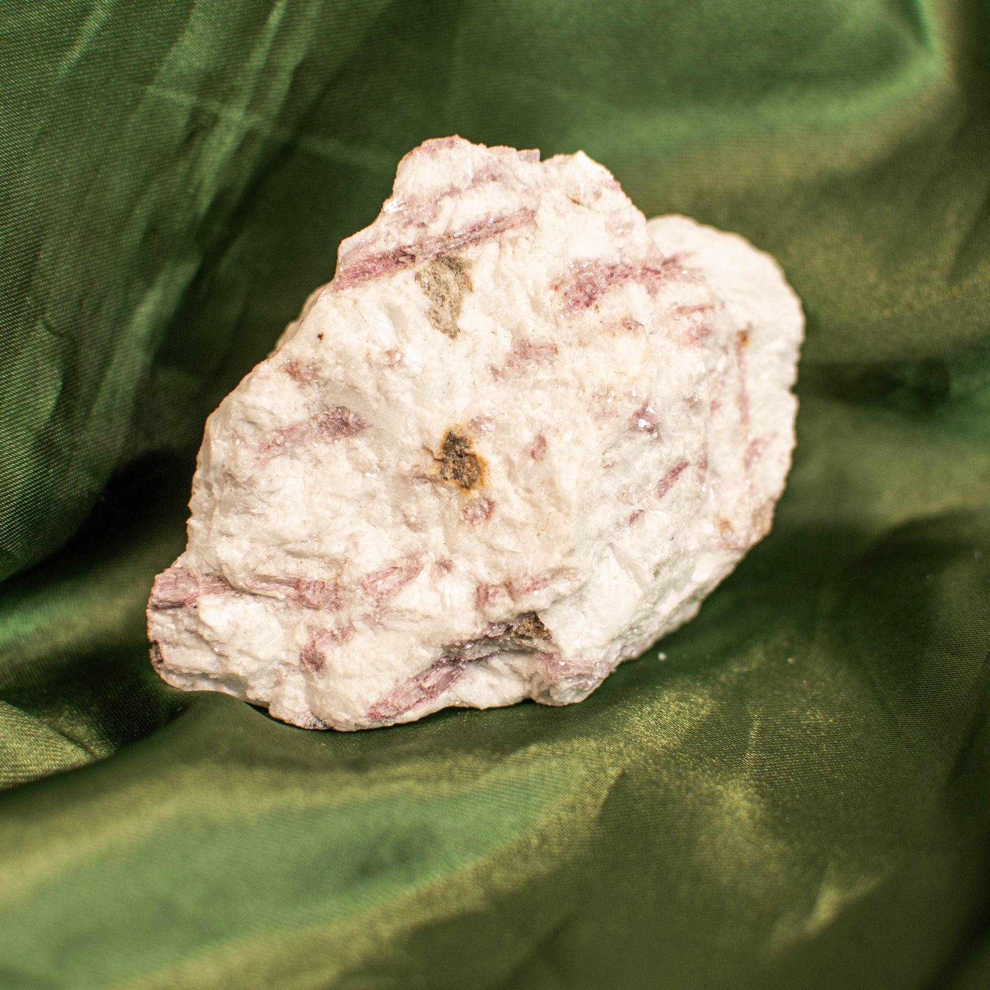 Raw Pink Tourmaline and Quartz Matrix (Multiple Available)
