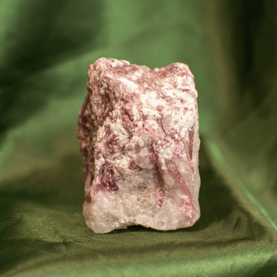 Raw Pink Tourmaline and Quartz Matrix (Multiple Available)