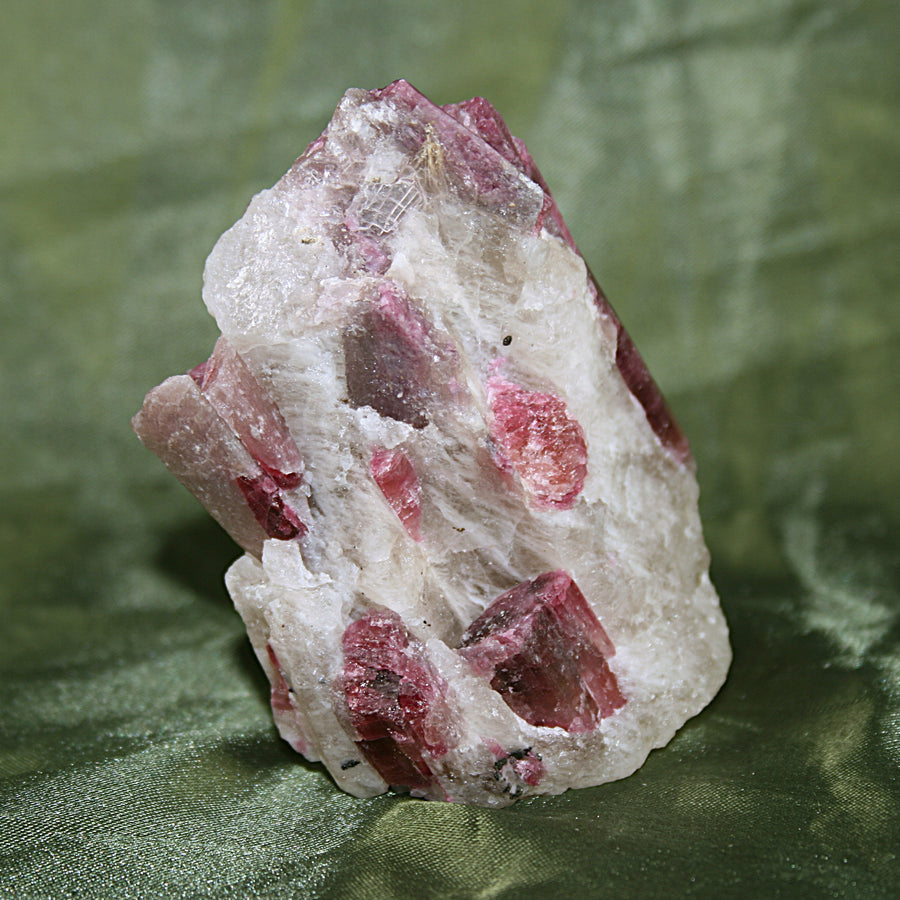 Pink Tourmaline and Quartz Matrix