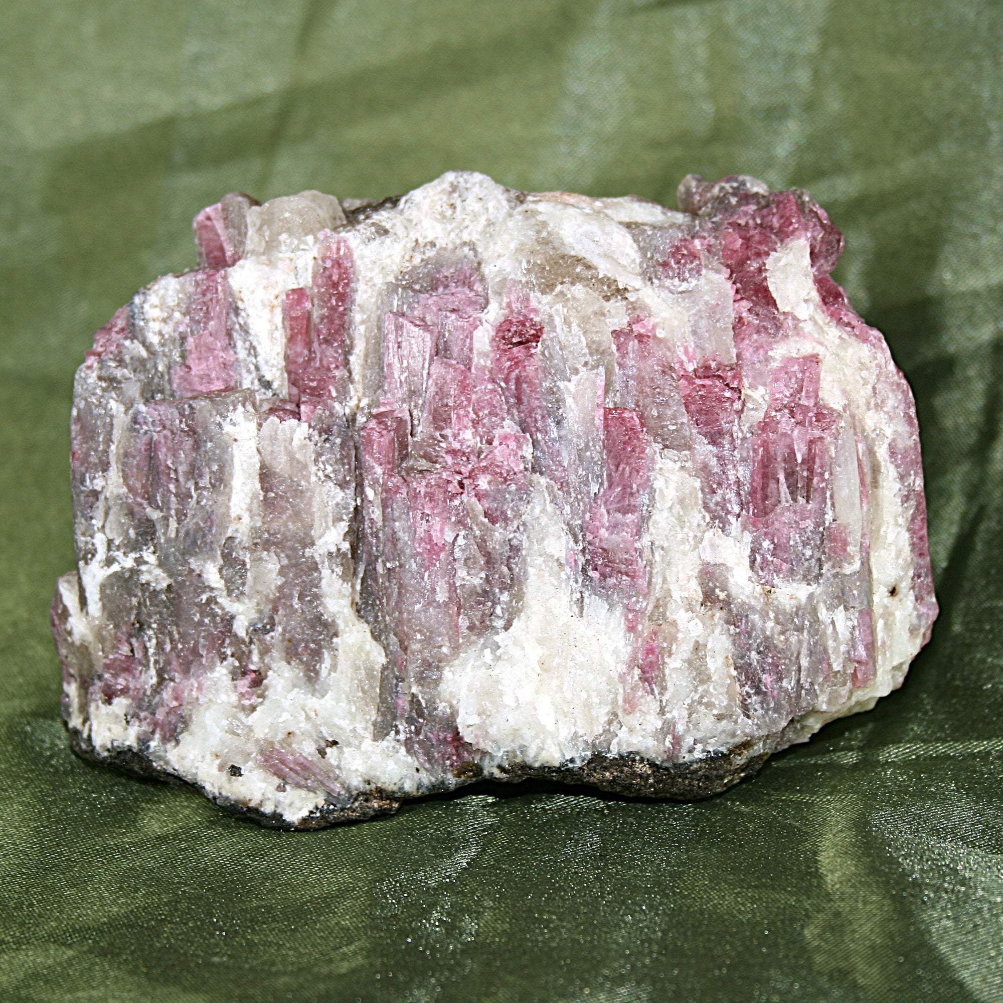 Pink Tourmaline and Quartz Matrix