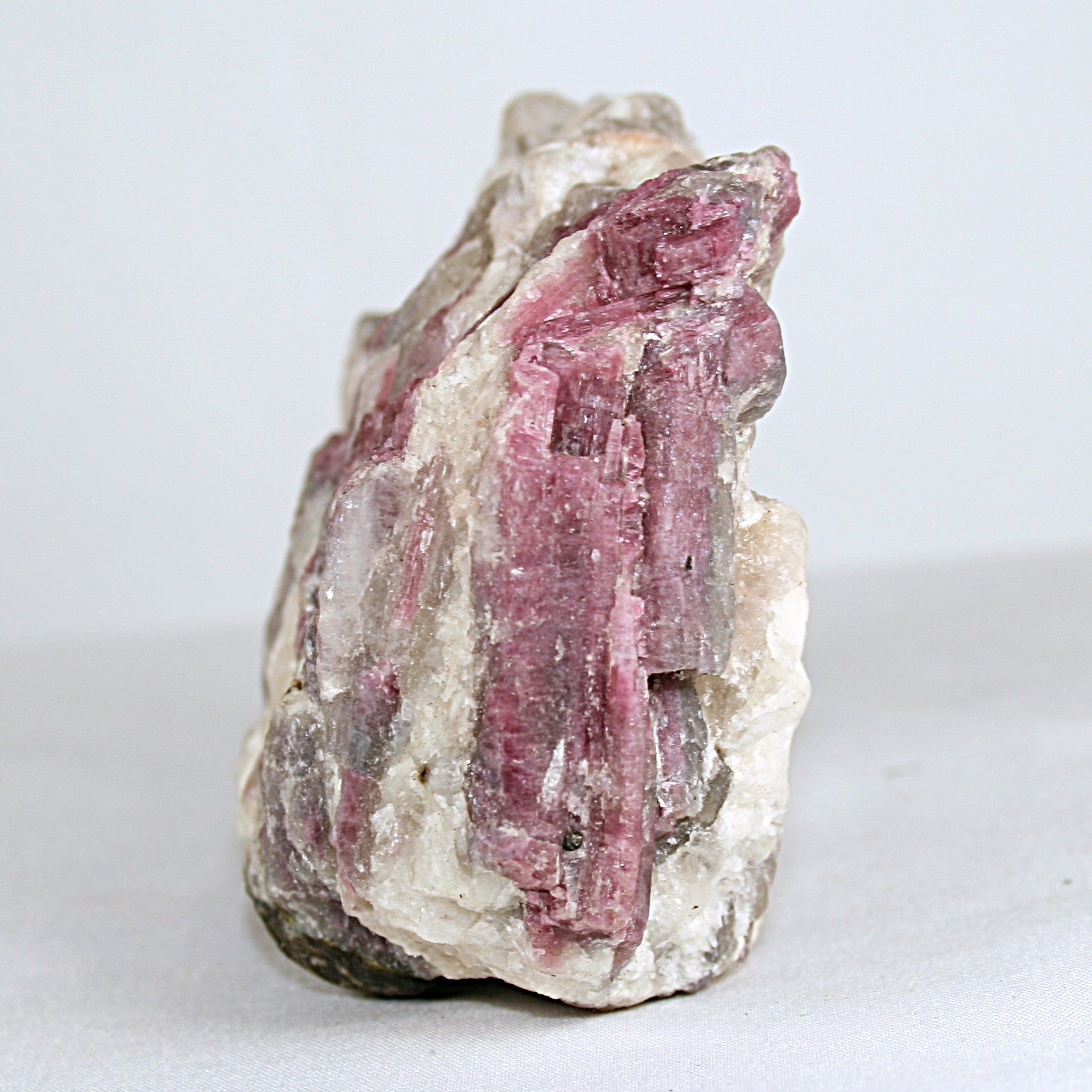 Pink Tourmaline and Quartz Matrix