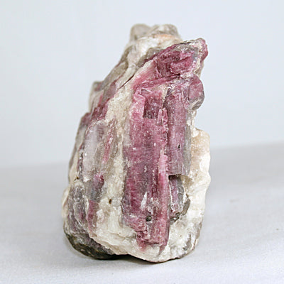 Pink Tourmaline and Quartz Matrix