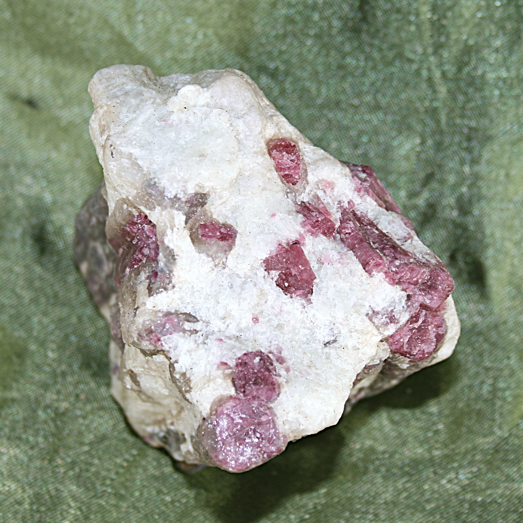 Pink Tourmaline and Quartz Matrix