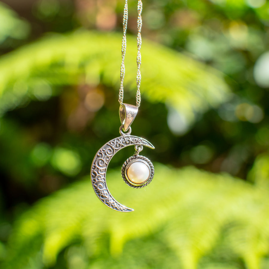Pearl Moon Necklace