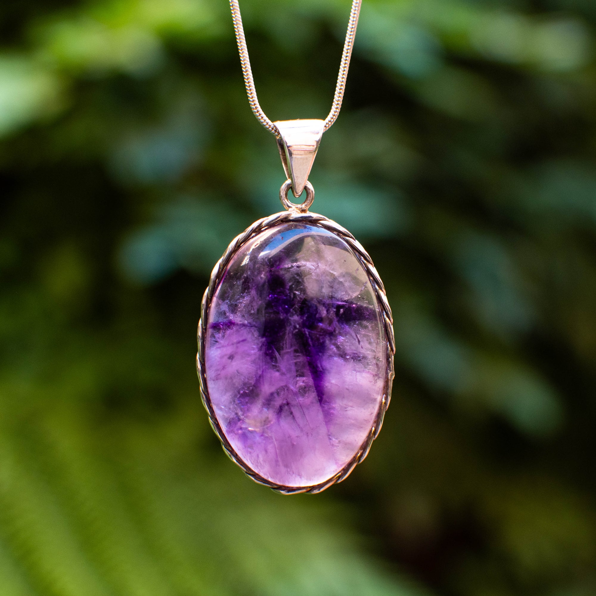 XL Phantom Amethyst Pendant