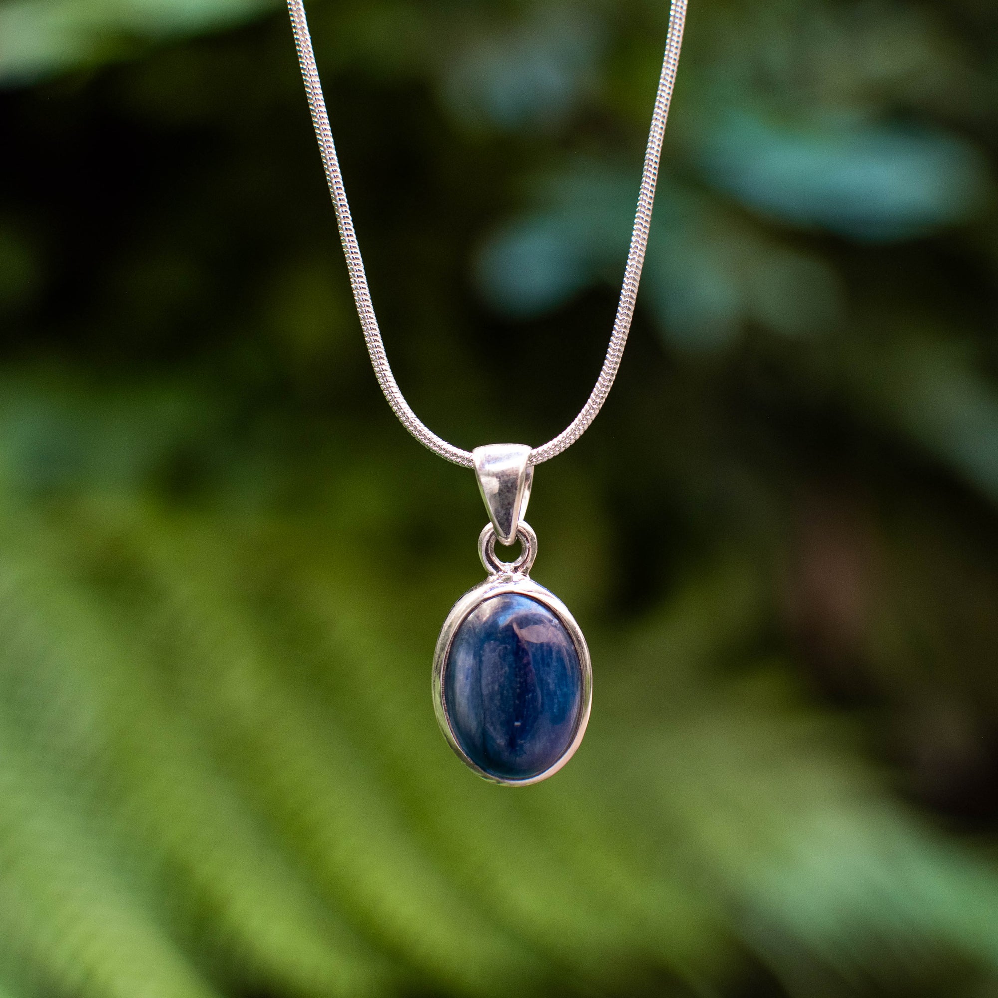 Oval Kyanite Pendant