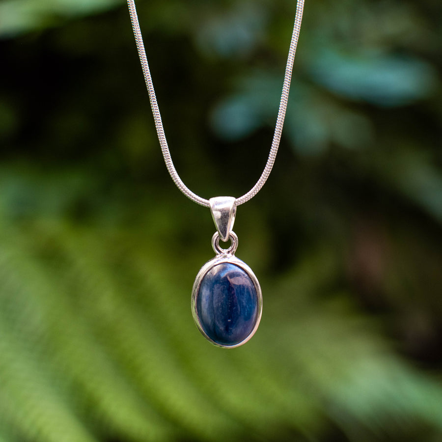 Oval Kyanite Pendant