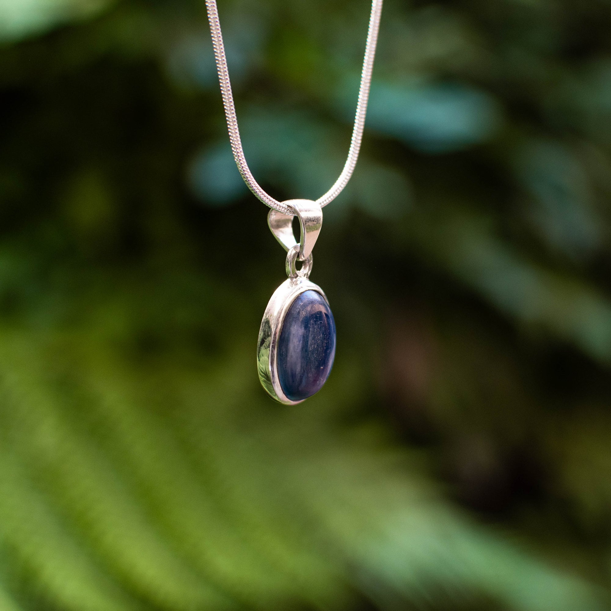 Oval Kyanite Pendant