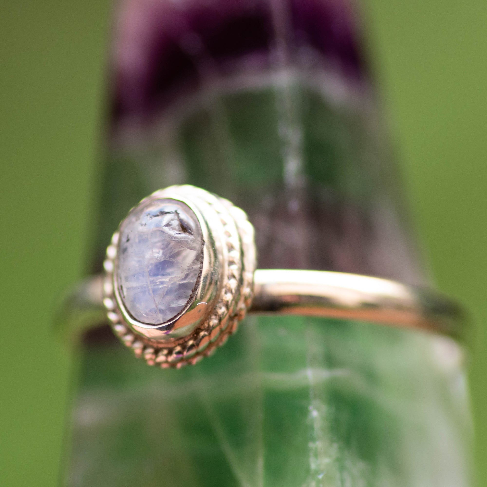 Labradorite Oval Ring