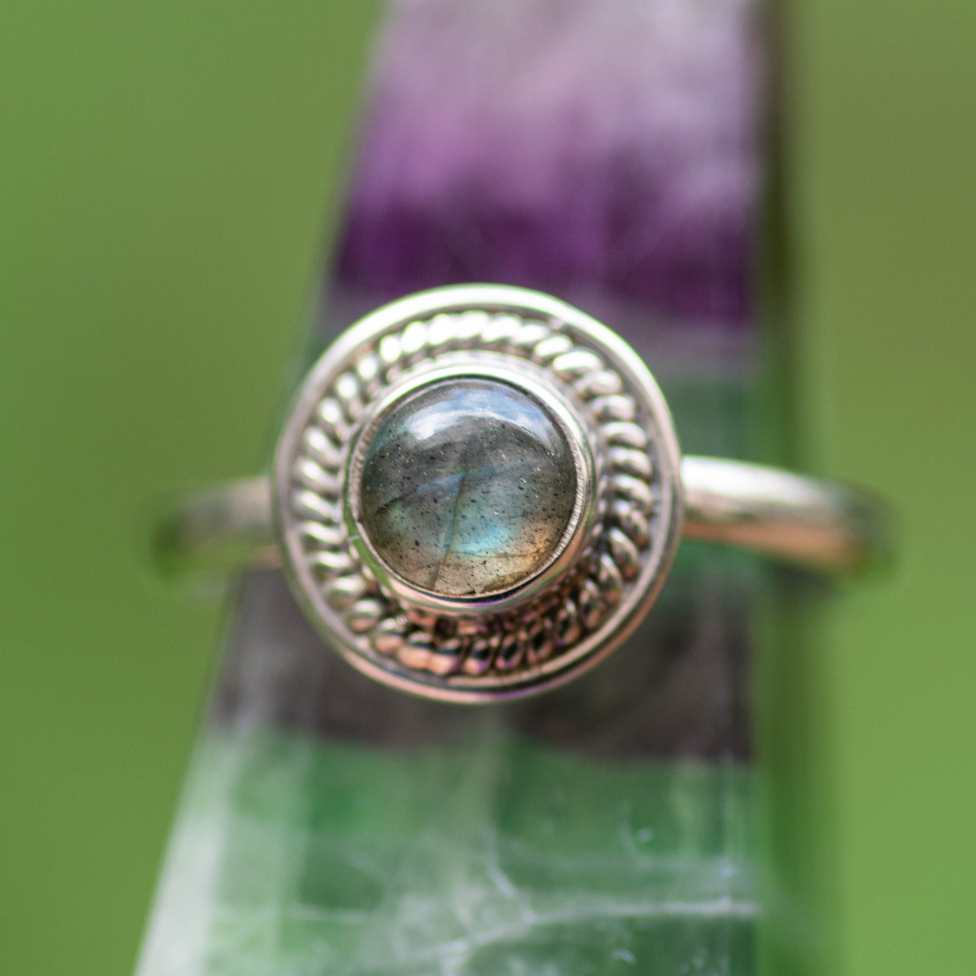 Twist Labradorite Ring