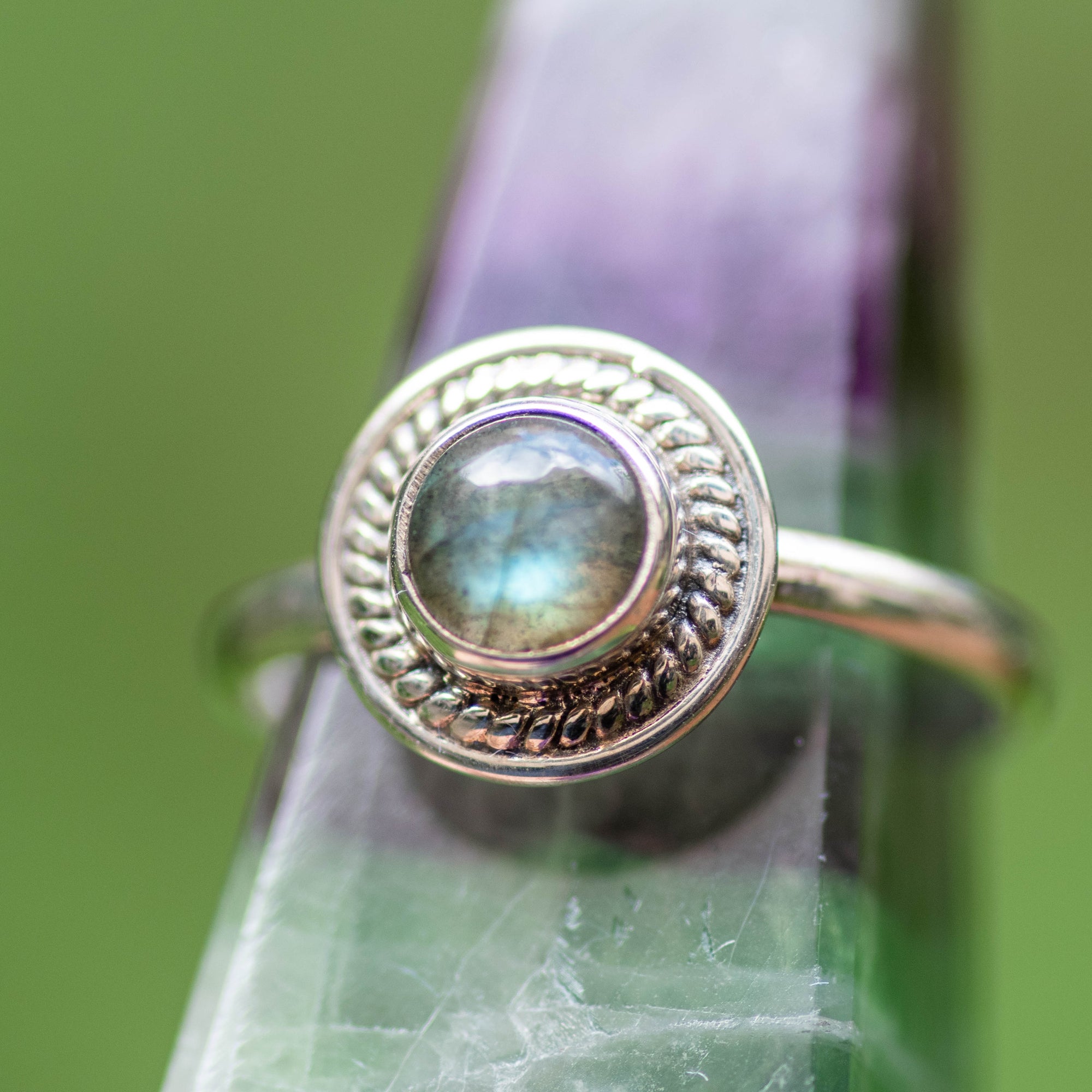 Twist Labradorite Ring