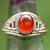 Tapered Carnelian Ring