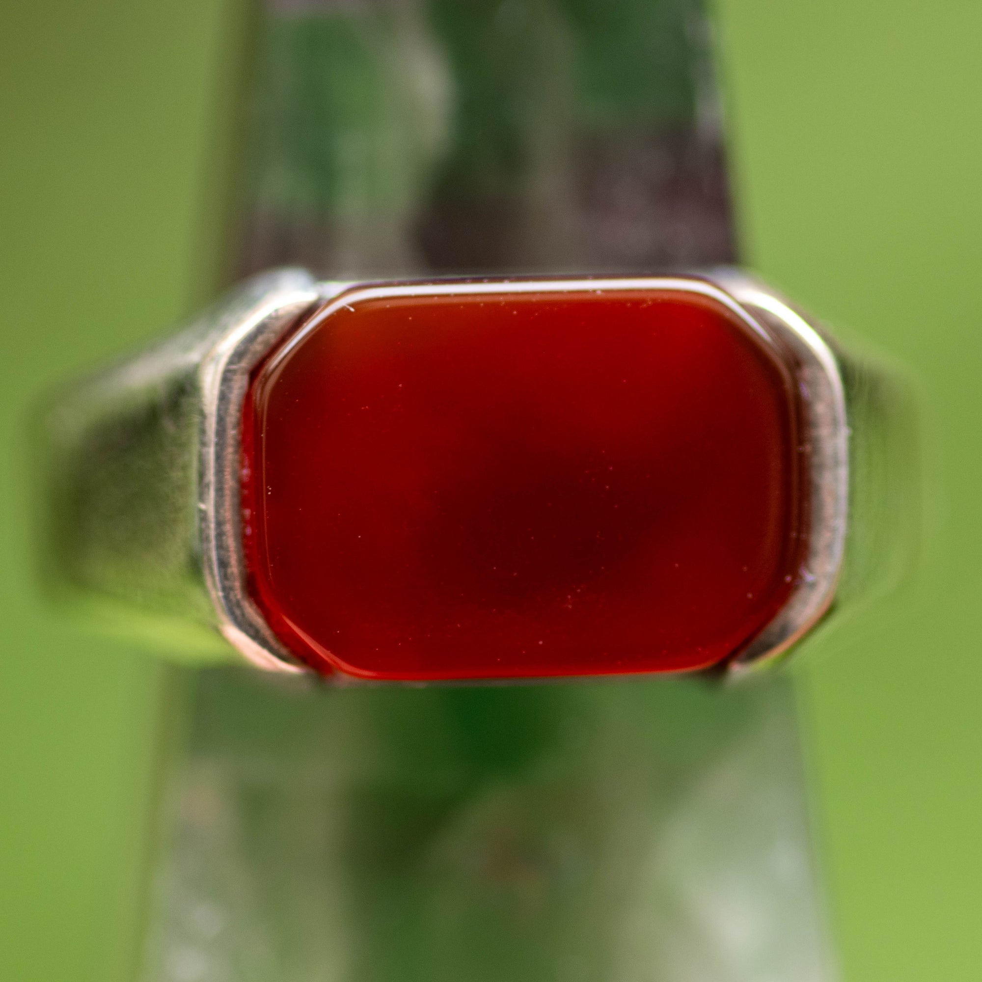 Statement Carnelian Ring