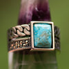 Turquoise Double Band Ring