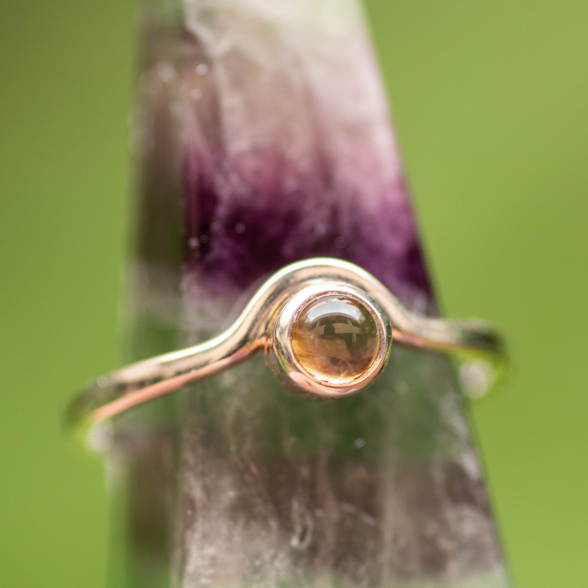Citrine Stacker Ring