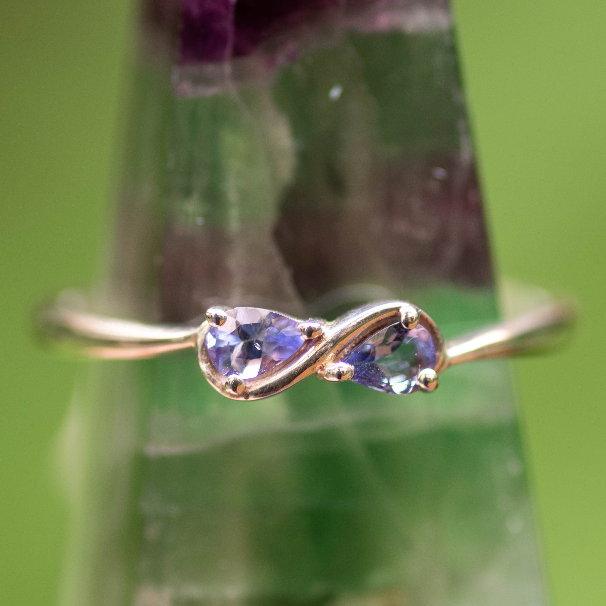 Infinity Tanzanite Ring